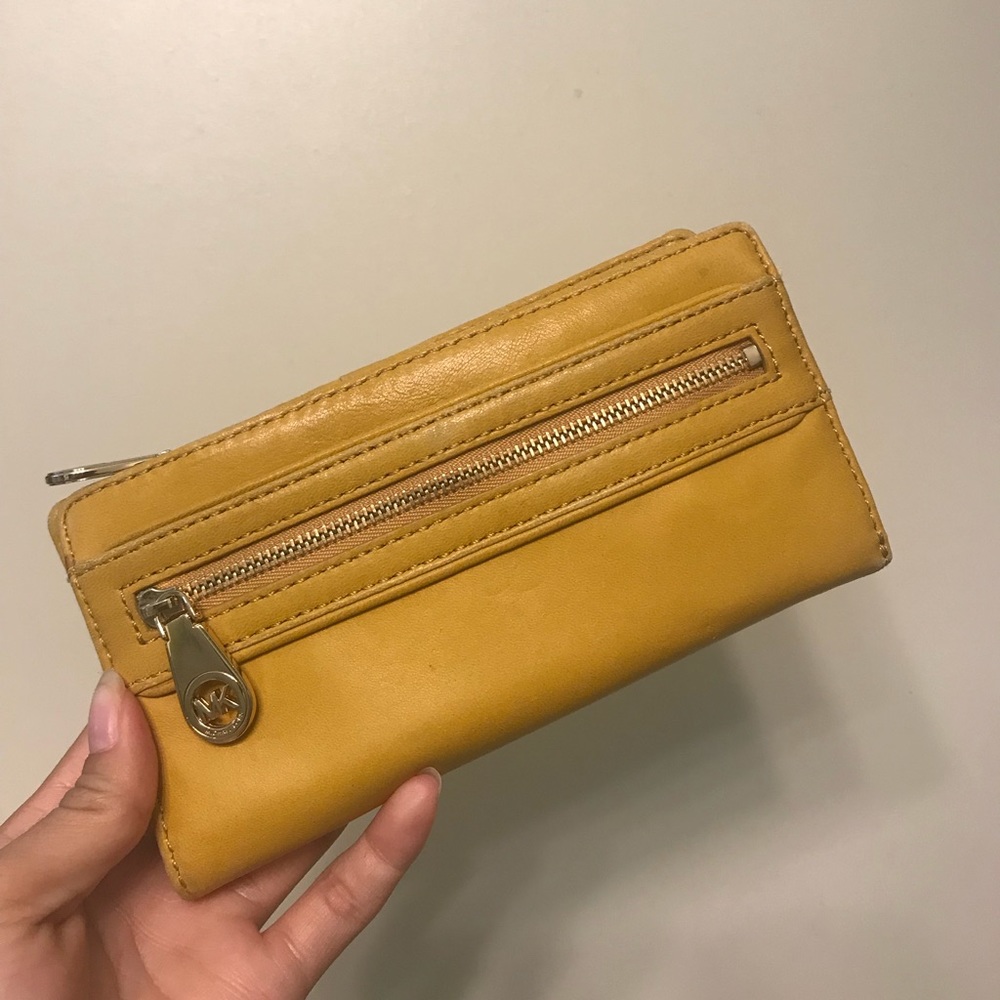 Yellow Michael Kors Wallet